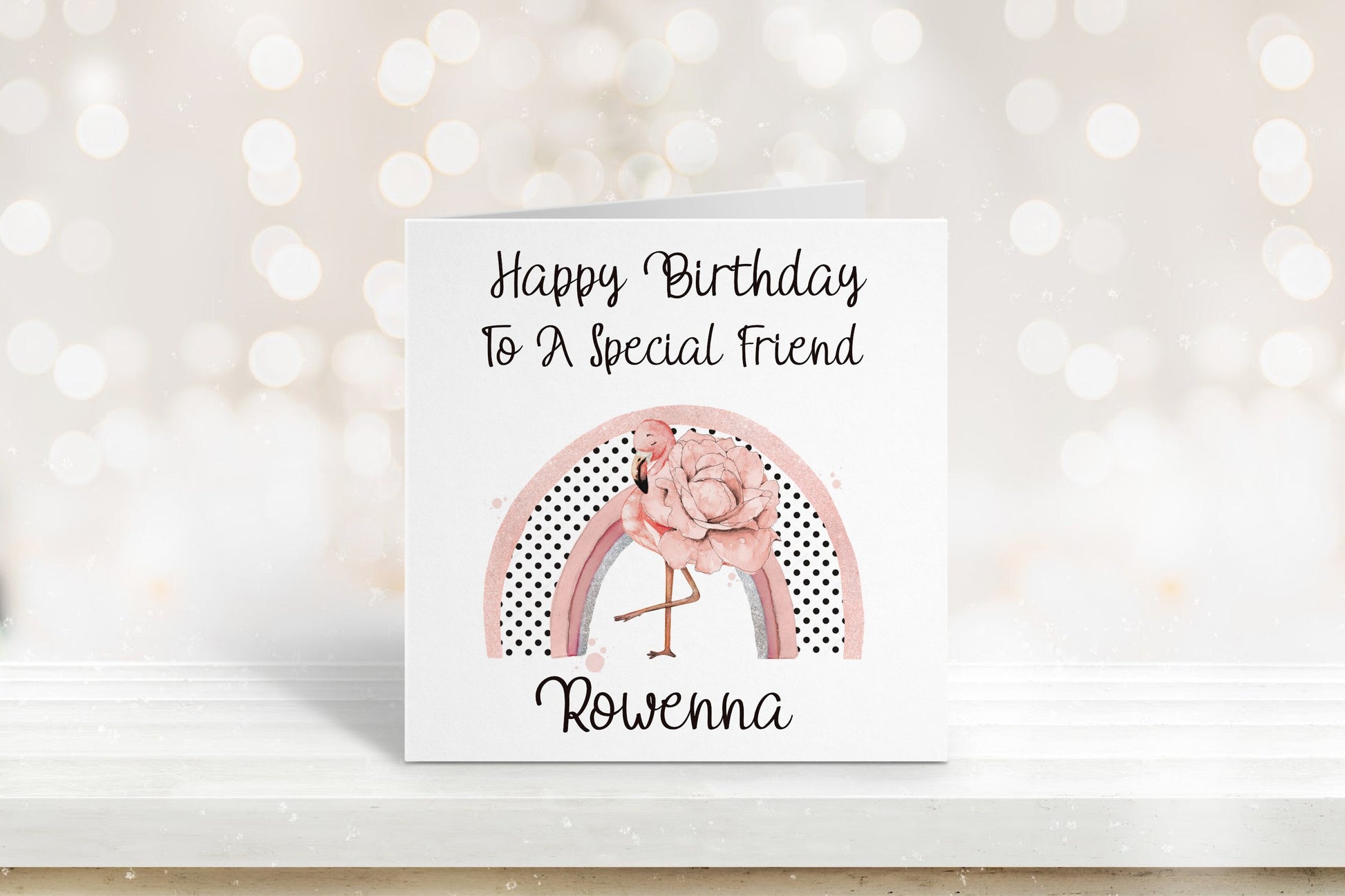 Special Friend Birthday Card, Personalised Birthday Card, Friend Birthday, Niece, Sister, Sister-in-law, Daughter Birthday Card, Any Age