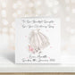 Granddaughter Christening Card, Personalised Christening Card, Christening Card For Girls, Christening Card Daughter