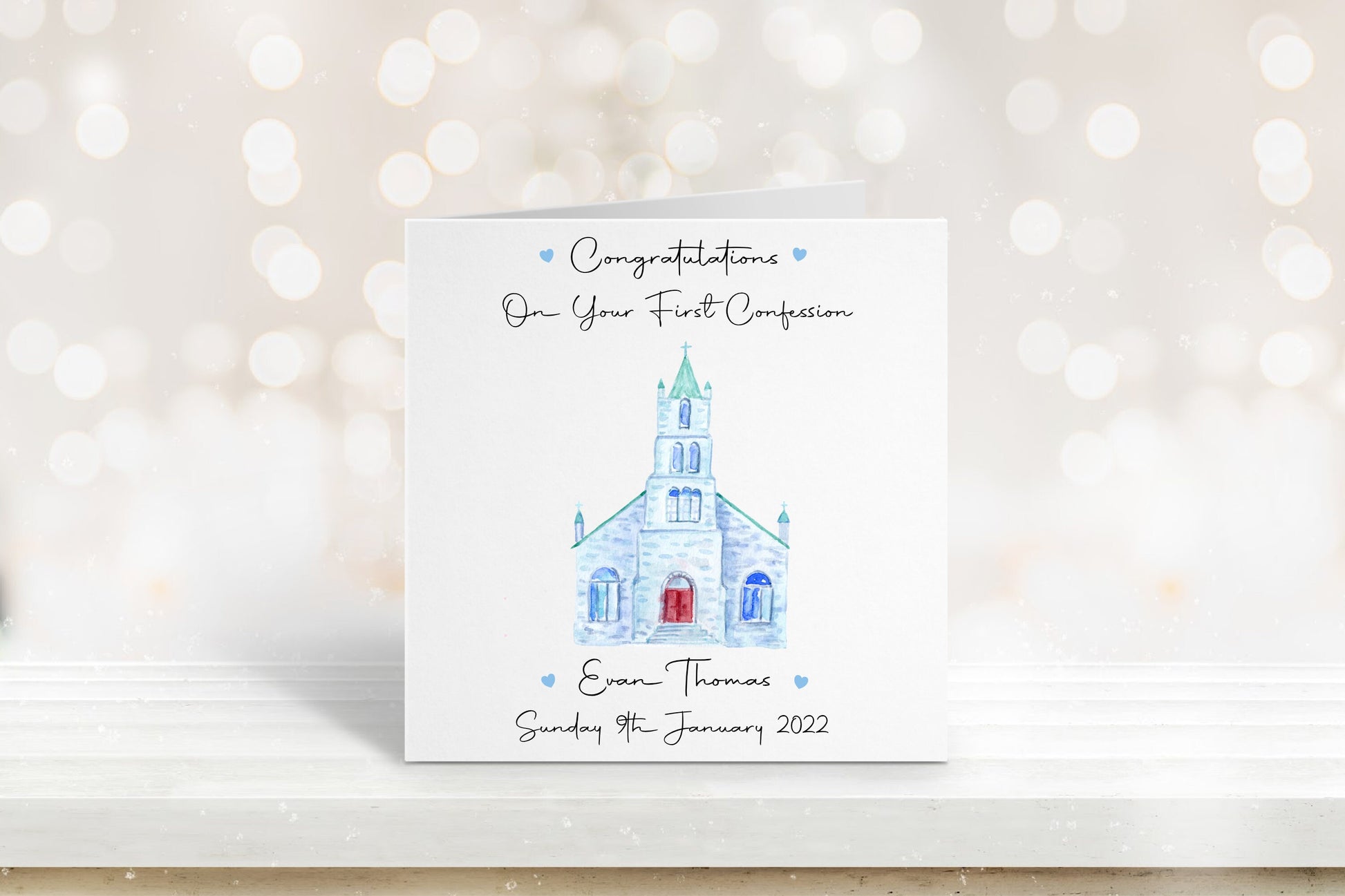 Confession Card, Personalised Confession Card For Boys, Confession Card For Girls, Confession Card For Grandson, Confession Card For Son