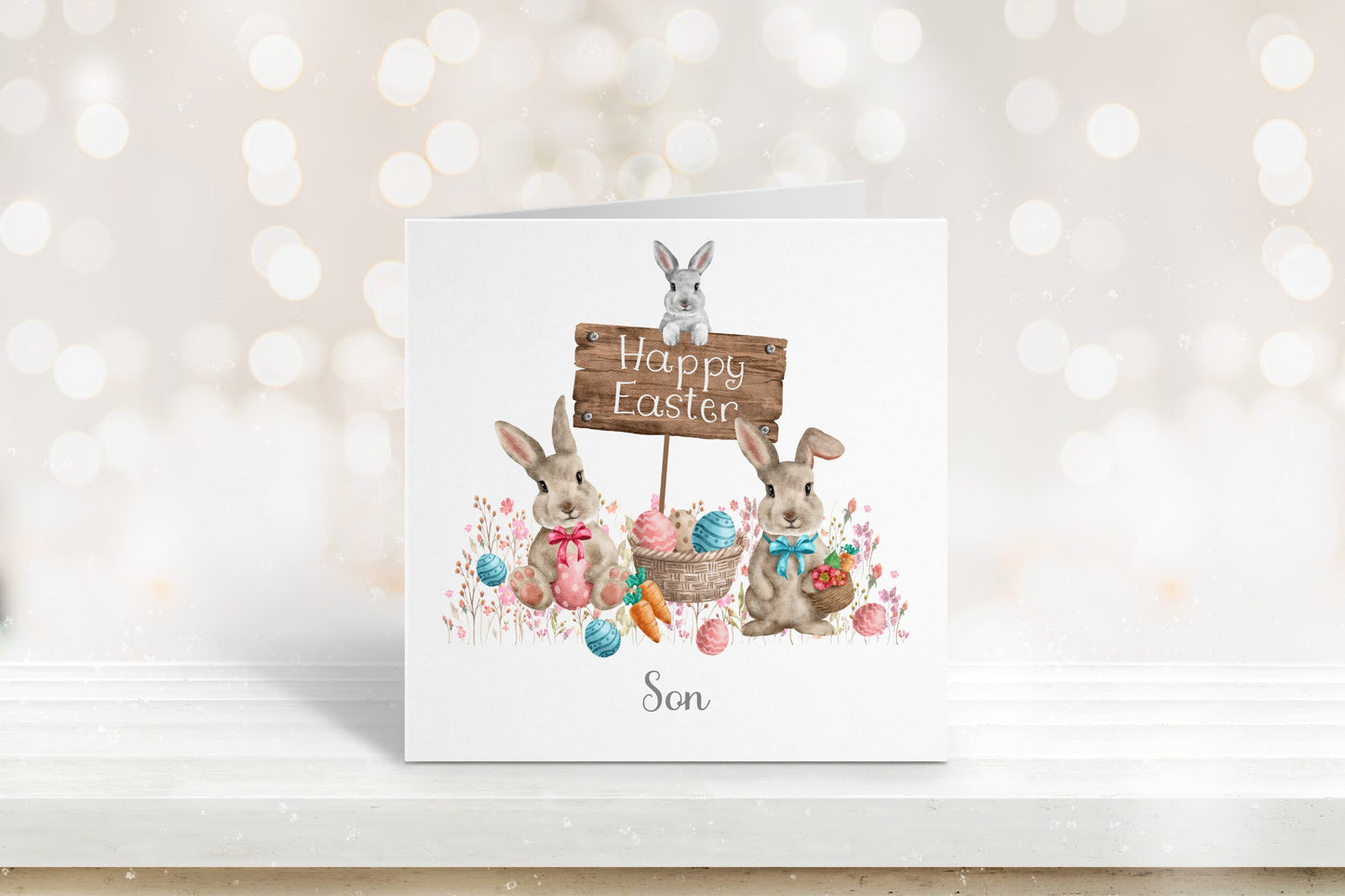 Easter Cards, Son Easter Card, Grandson Easter Card, Granddaughter Easter Card, Daughter Easter Card, Godson Easter Card, Personalised Card