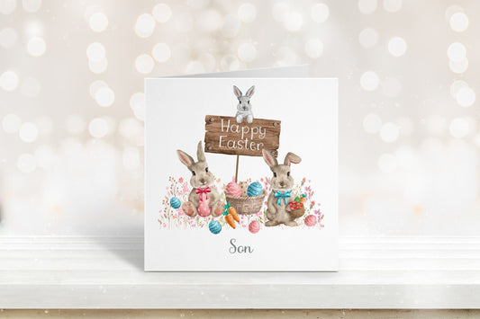 Easter Cards, Son Easter Card, Grandson Easter Card, Granddaughter Easter Card, Daughter Easter Card, Godson Easter Card, Personalised Card