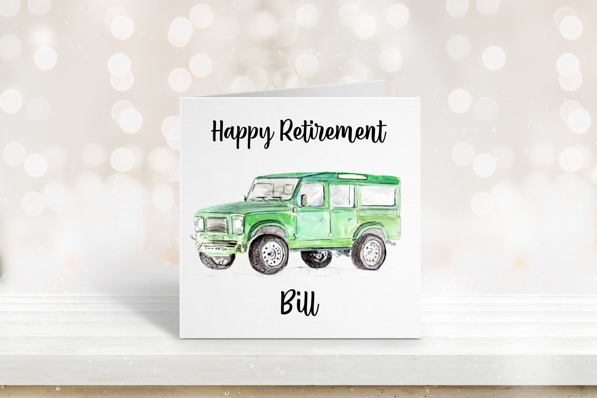 Retirement Card, Defender Retirement Card For Him, Retirement Card For Her