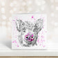 Blank Card, Pig Card, Blank Greeting Card, Pig Greeting Card, Card For Her