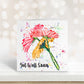 Get Well Soon Card Flower Card, Personalised Get Well Card, Flower Card, Greeting Card, Card For Her, Get Well Card