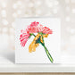 Blank Card, Flower Card, Blank Greeting Card, Flower Greeting Card, Card For Her
