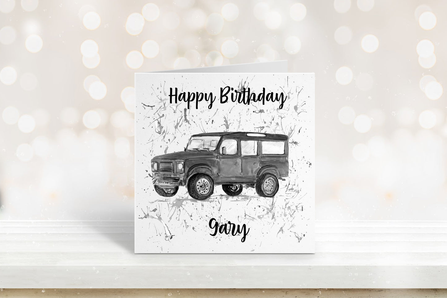 Defender Card, Birthday Card For Him, Birthday Card for Dad, Birthday Card For Grampy