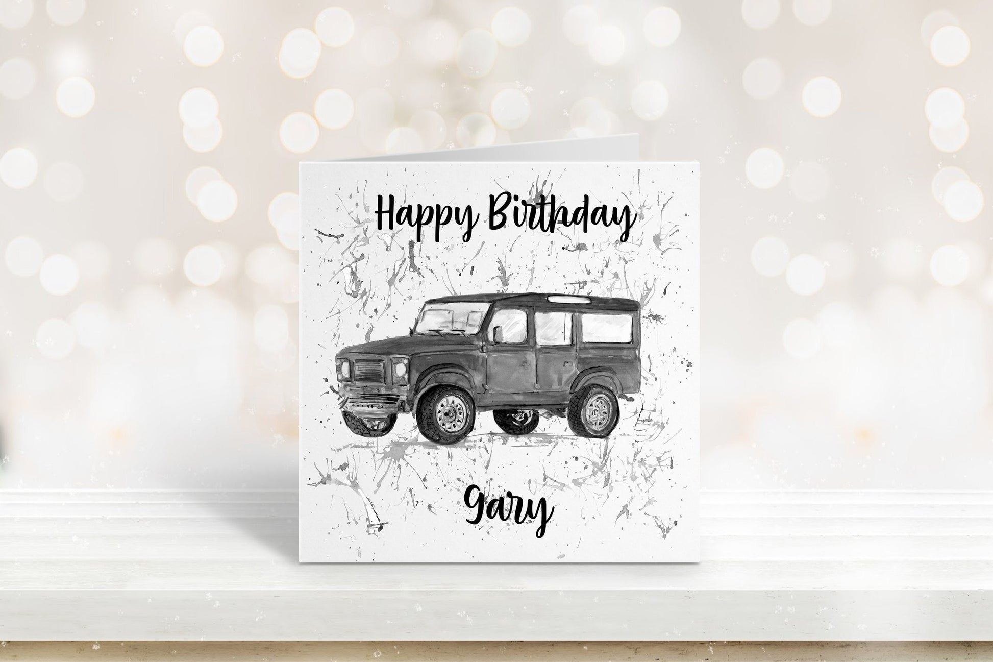 Defender Card, Birthday Card For Him, Birthday Card for Dad, Birthday Card For Grampy
