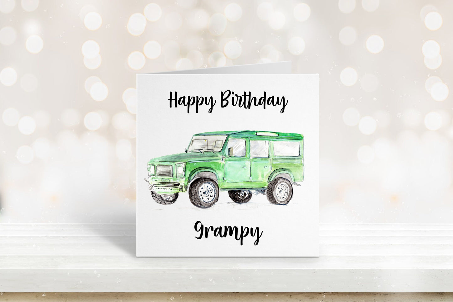 Defender Card, Birthday Card For Him, Birthday Card for Dad, Birthday Card For Grampy