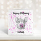 Pig Card, Personalised Pig Birthday Card, Pig Card, Greeting Card, Pig Greeting Card, Card For Her