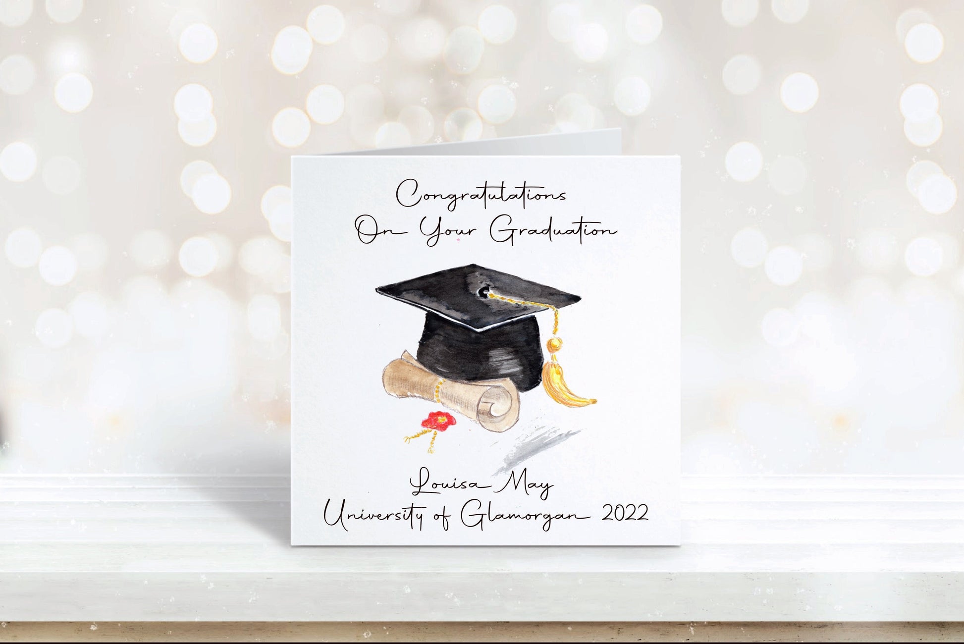 Graduation Card, Personalised Graduation Card For Her, Graduation Card For Daughter, Graduation Card For Son, Graduation Card For Grandson