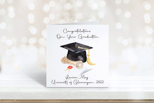 Graduation Card, Personalised Graduation Card For Her, Graduation Card For Daughter, Graduation Card For Son, Graduation Card For Grandson