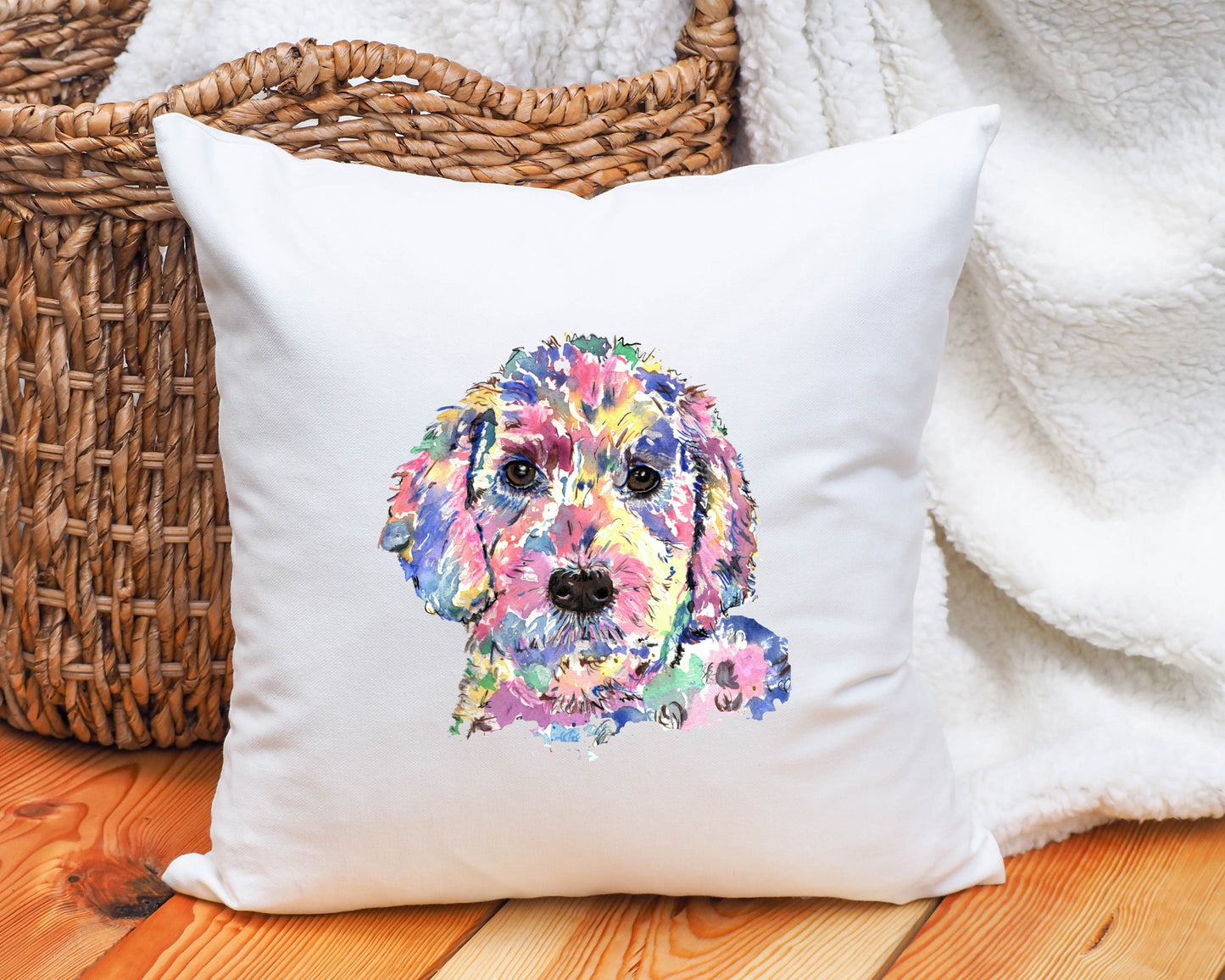 Lurcher Cushion, Greyhound Cushion, Whippet Cushion, Boxer Dog Cushion, Springer Spaniel Cushion, Cockapoo Cushion, Cockapoo Cushion Gift