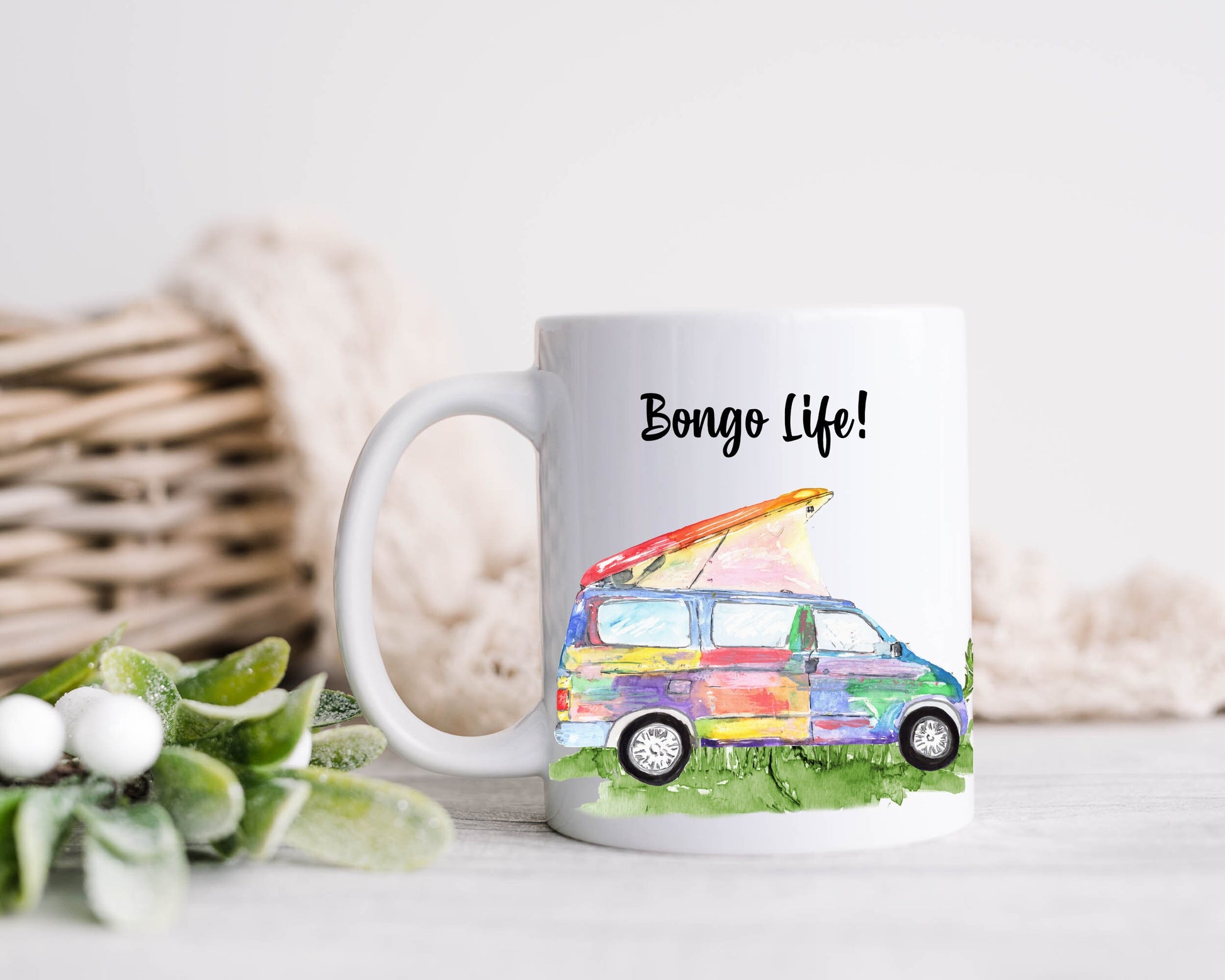 Bongo Mug, Camping Mug, Campervan Mug, Campervan Gifts, Bongo Mug, Bongo Camper Mug, Bongo Life Mug, Camper Gift, Gift For Campers