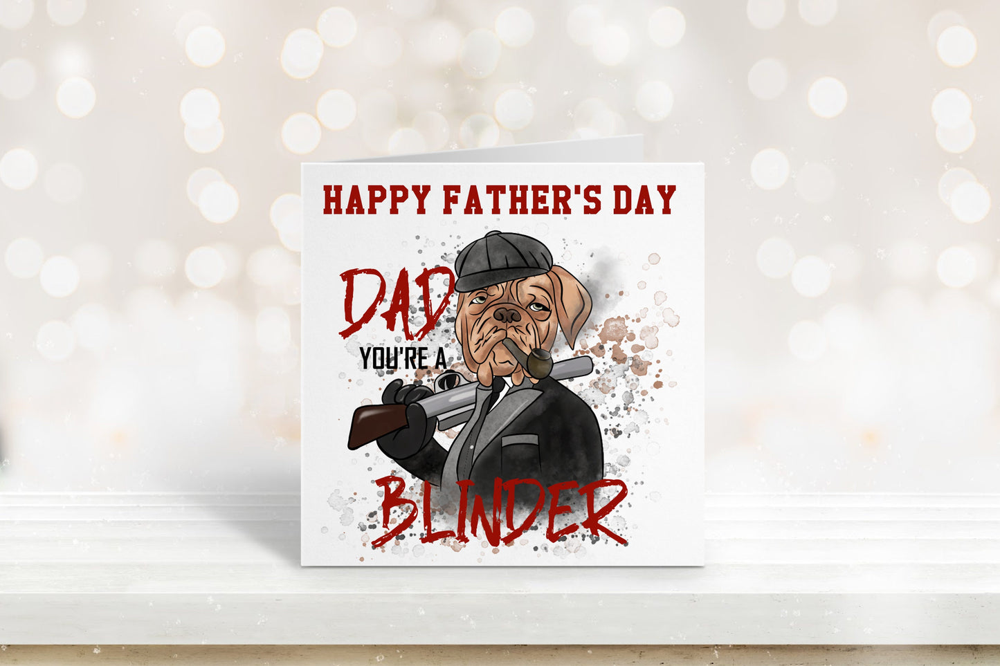 Fathers Day Card, Peaky Blinders Father's Day Card, Fathers Day Card For Dad, Fathers Day Card For Grampy, Dad You're A Blinder