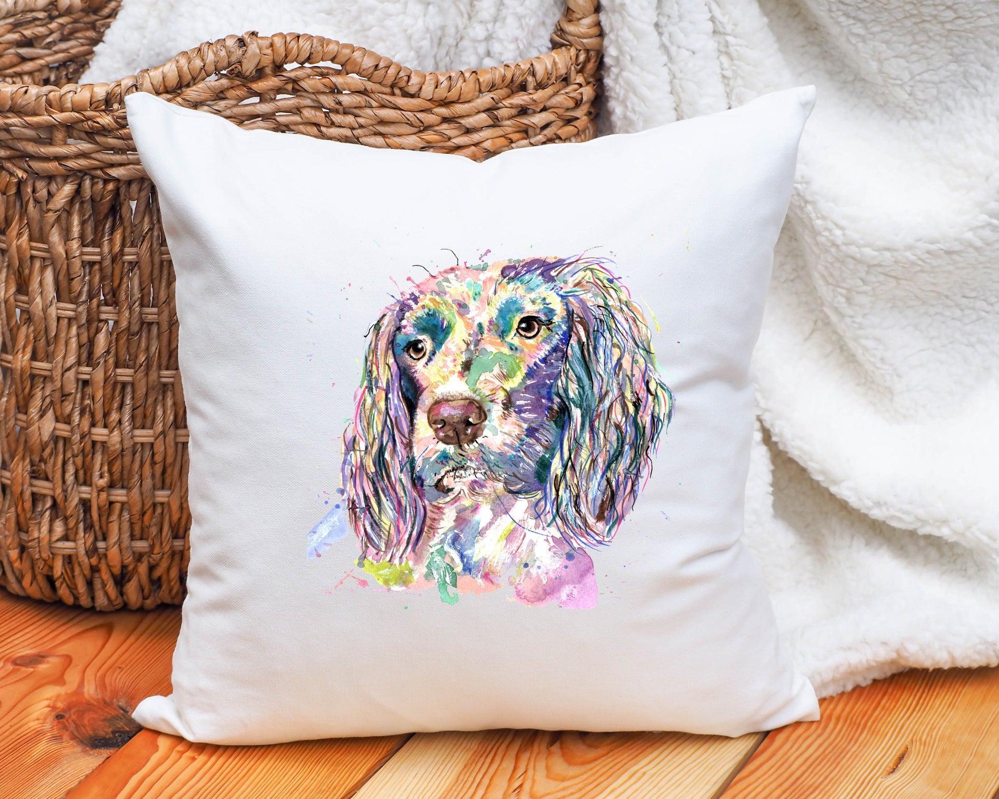 Lurcher Cushion, Greyhound Cushion, Whippet Cushion, Boxer Dog Cushion, Springer Spaniel Cushion, Cockapoo Cushion, Cockapoo Cushion Gift