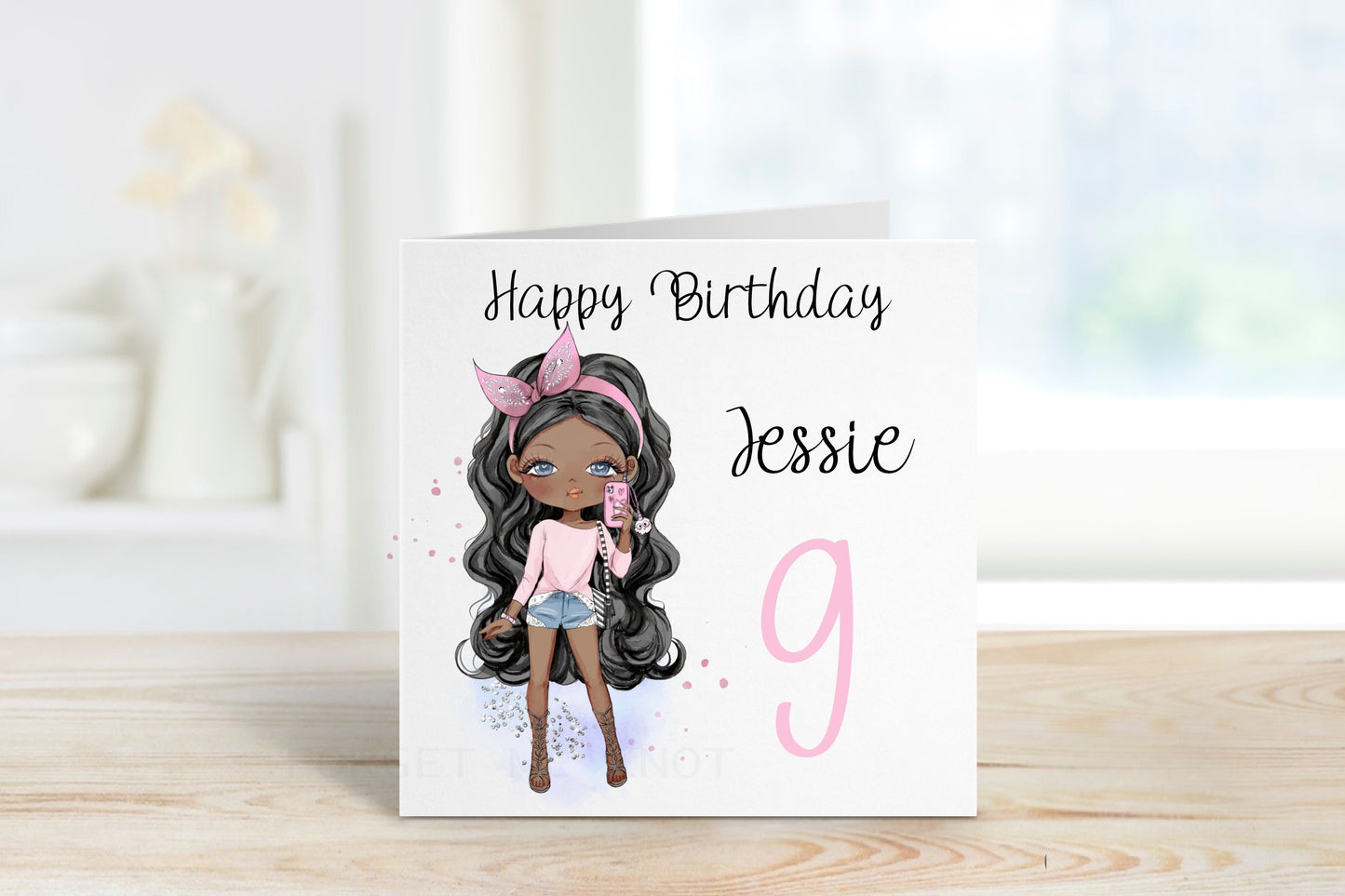Birthday Card For Girls, Daughter Birthday Card, Fashion Girl Birthday Card For Her, Personalised Birthday Cards