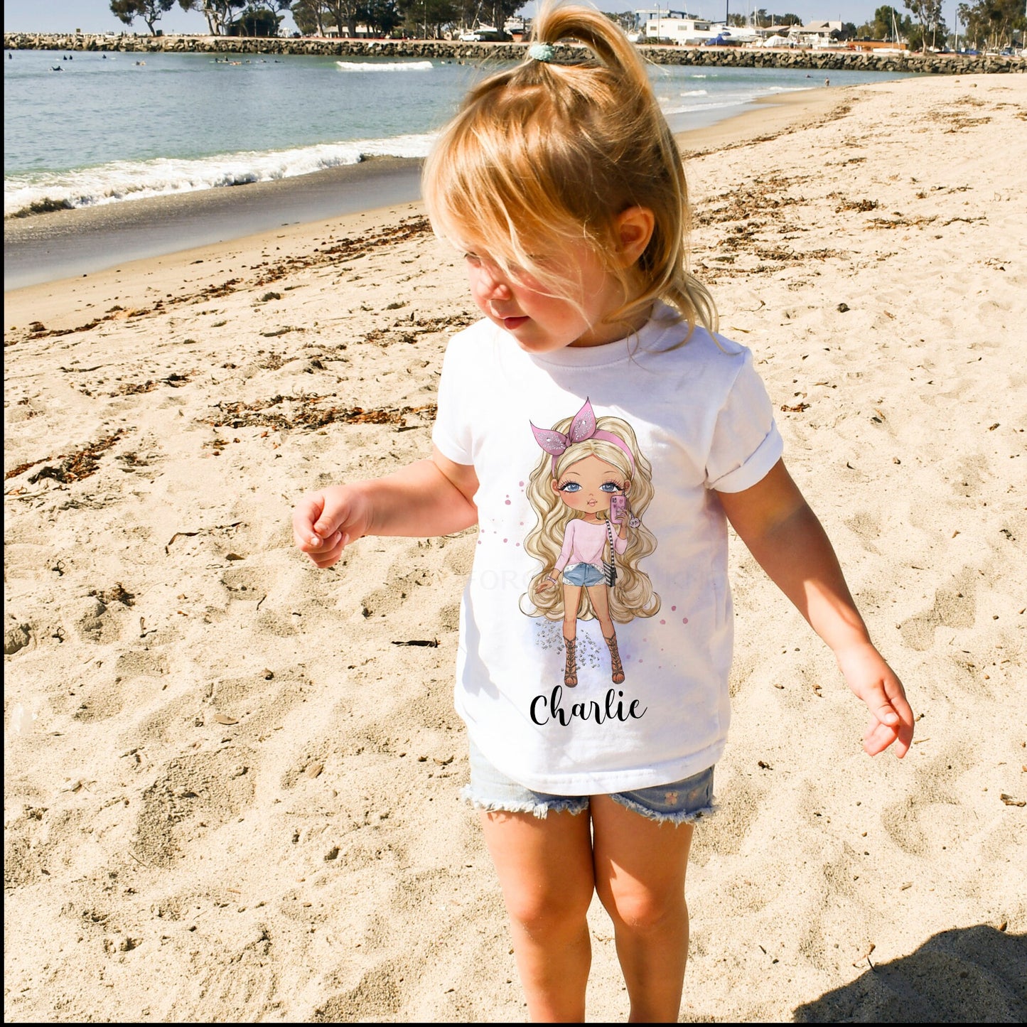 Kids Tshirt, Personalised T-shirt For Girls, Girls Tshirt, T Shirt For Kids, Fashion Girl Tshirt