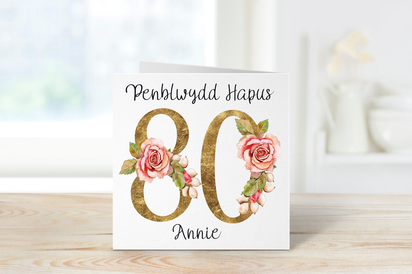 Welsh Birthday Card, Welsh 80 Birthday Card For Mam, 21 Birthday Card, Special Birthday, Welsh Birthday Nain, Personalised Birthday Card