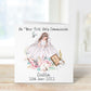 First Holy Communion Card, Holy Communion Card For Girls, Holy Communion Card For Daughter, Holy Communion Card For Granddaughter