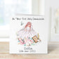 First Holy Communion Card, Holy Communion Card For Girls, Holy Communion Card For Daughter, Holy Communion Card For Granddaughter