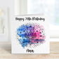 Cancer Birthday Card, Zodiac Sign Birthday Card, Personalised Birthday Card, Card For Her, Card For Him, Friend Card