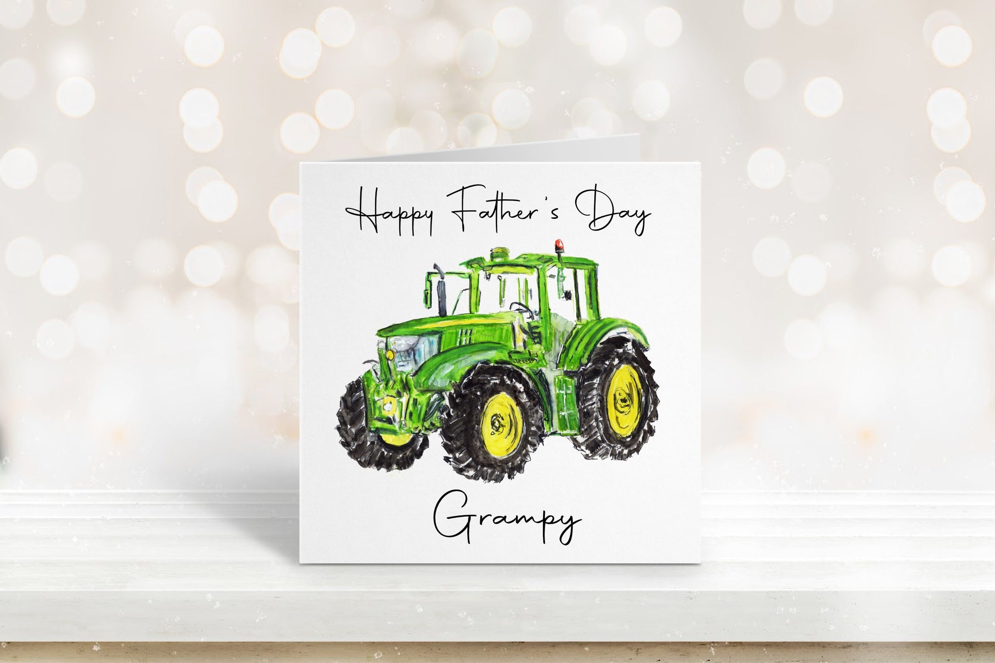 Fathers Day Card, Grampy Fathers Day Card, Tractor Father's Day Card, Bampi Card, Bampy Card, Grandad Card