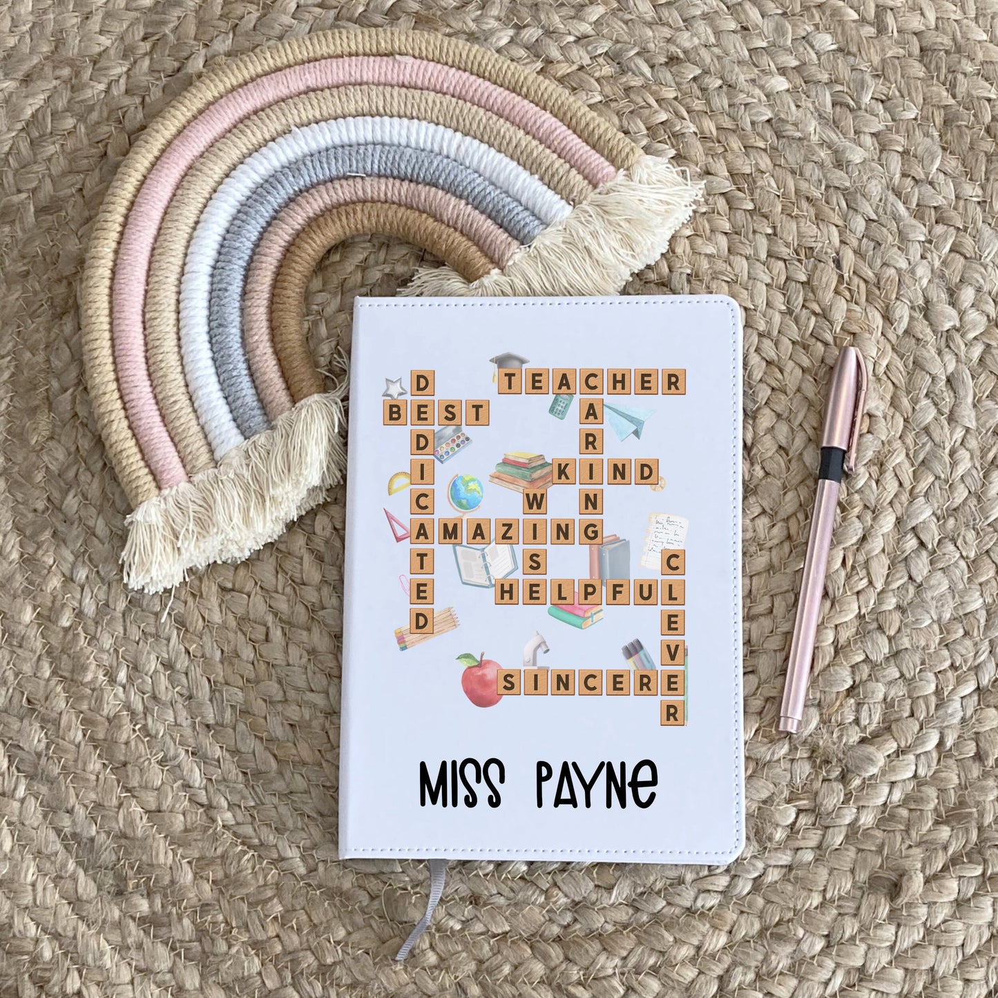 Personalised Teacher Gift, Personalised Teacher Notebook, Gift For Teacher, Head Teacher Gift, End Of Term Gift