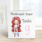 Welsh Birthday Card, Welsh Birthday Card For Girls, Daughter Birthday Card, Fashion Girl Birthday Card For Her, Personalised Birthday Cards