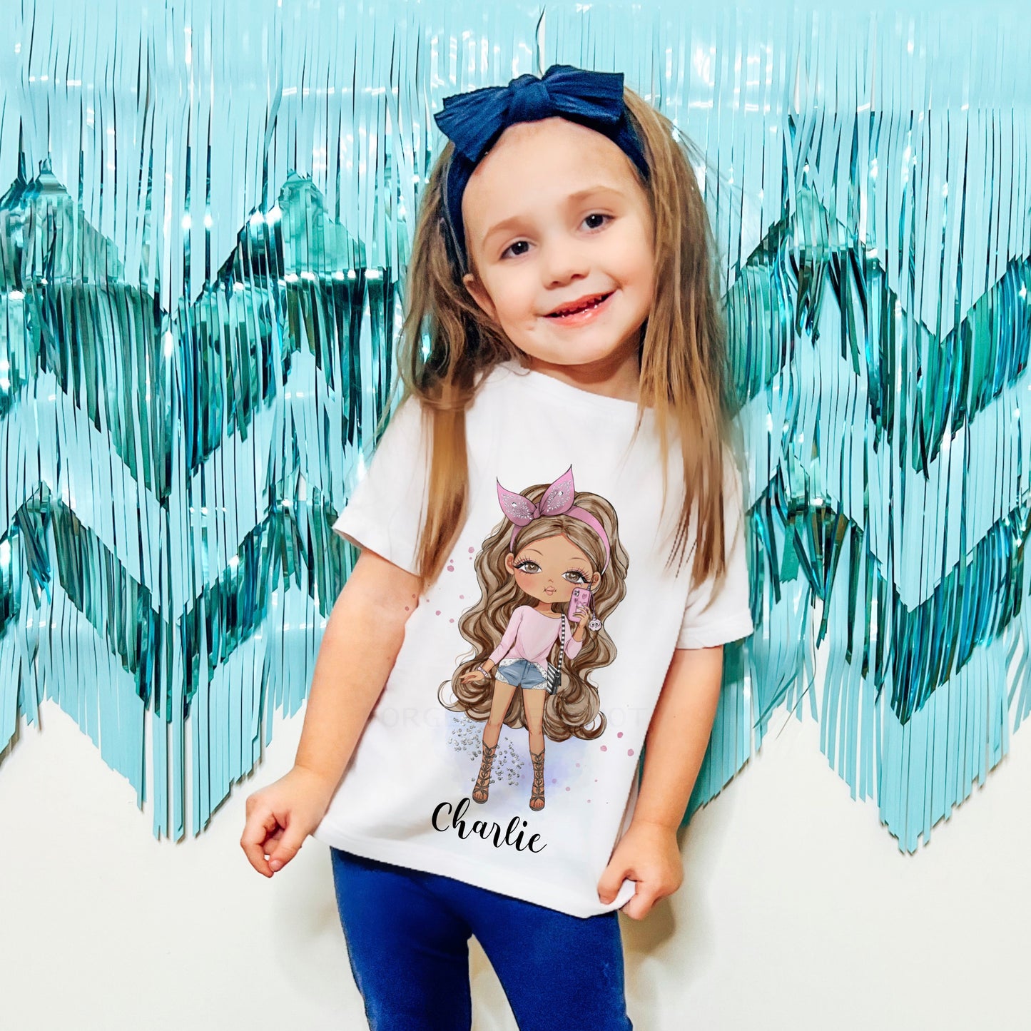 Kids Tshirt, Personalised T-shirt For Girls, Girls Tshirt, T Shirt For Kids, Fashion Girl Tshirt