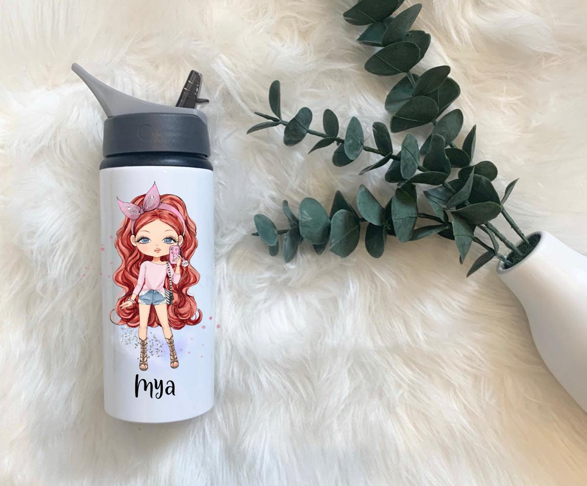 Water Bottle, Personalised Water Bottle, Granddaughter Gift, Teen Gift, Sassy Girl Water Bottle, Gift For Girls