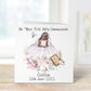 First Holy Communion Card, Holy Communion Card For Girls, Holy Communion Card For Daughter, Holy Communion Card For Granddaughter