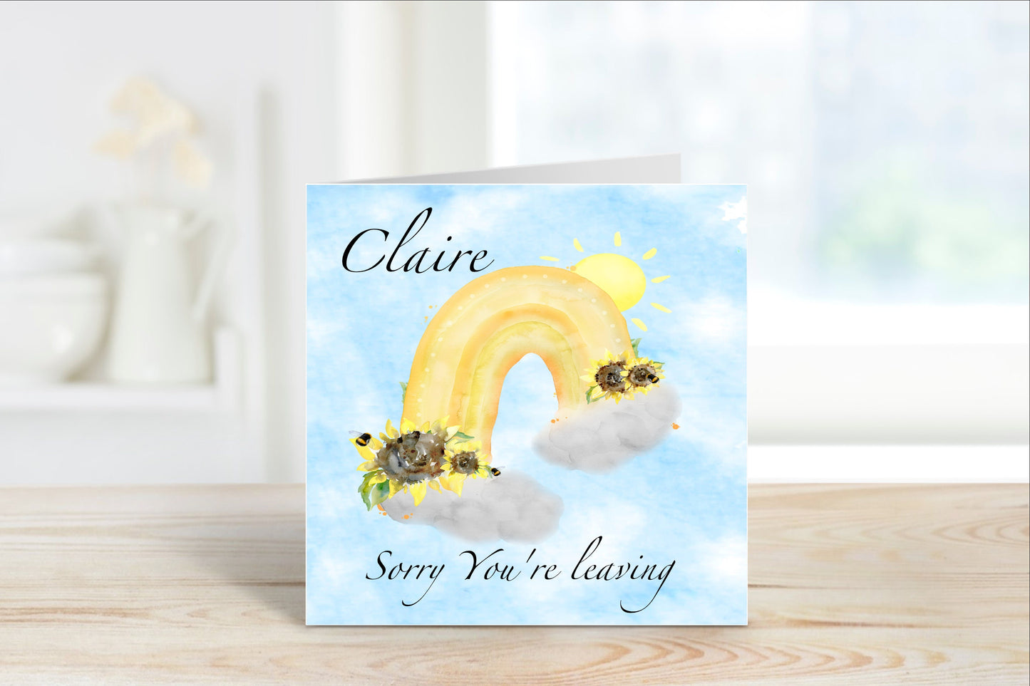 Sorry Youre Leaving Card, Sorry You're Leaving Card, Good Luck Cards