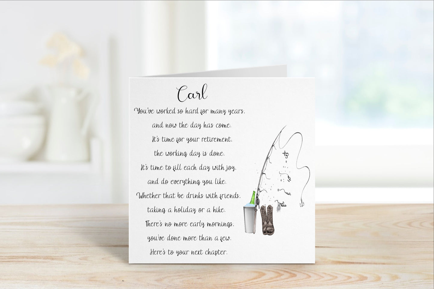 Retirement Card, Personalised Retirement Card For Him, Personalised Retirement Card For Her, Male Retirement Card, Female Retirement Card