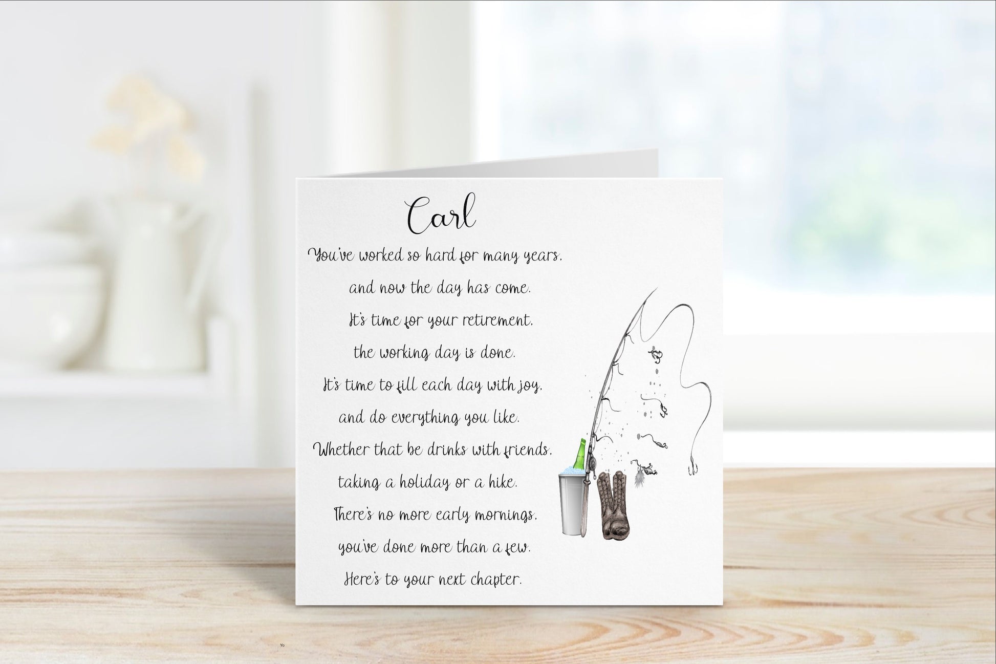Retirement Card, Personalised Retirement Card For Him, Personalised Retirement Card For Her, Male Retirement Card, Female Retirement Card
