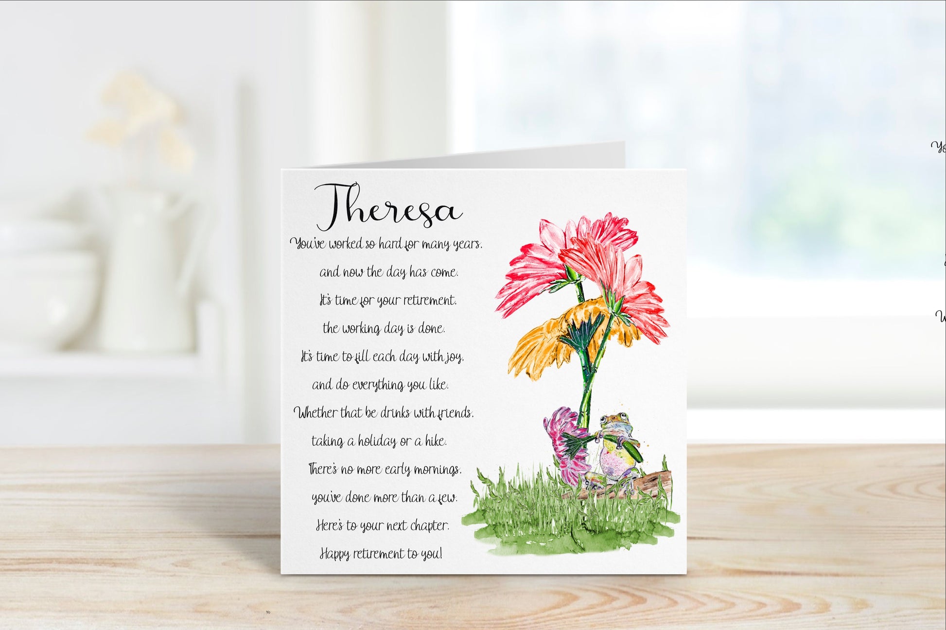 Retirement Card, Personalised Retirement Card For Him, Personalised Retirement Card For Her, Male Retirement Card, Female Retirement Card