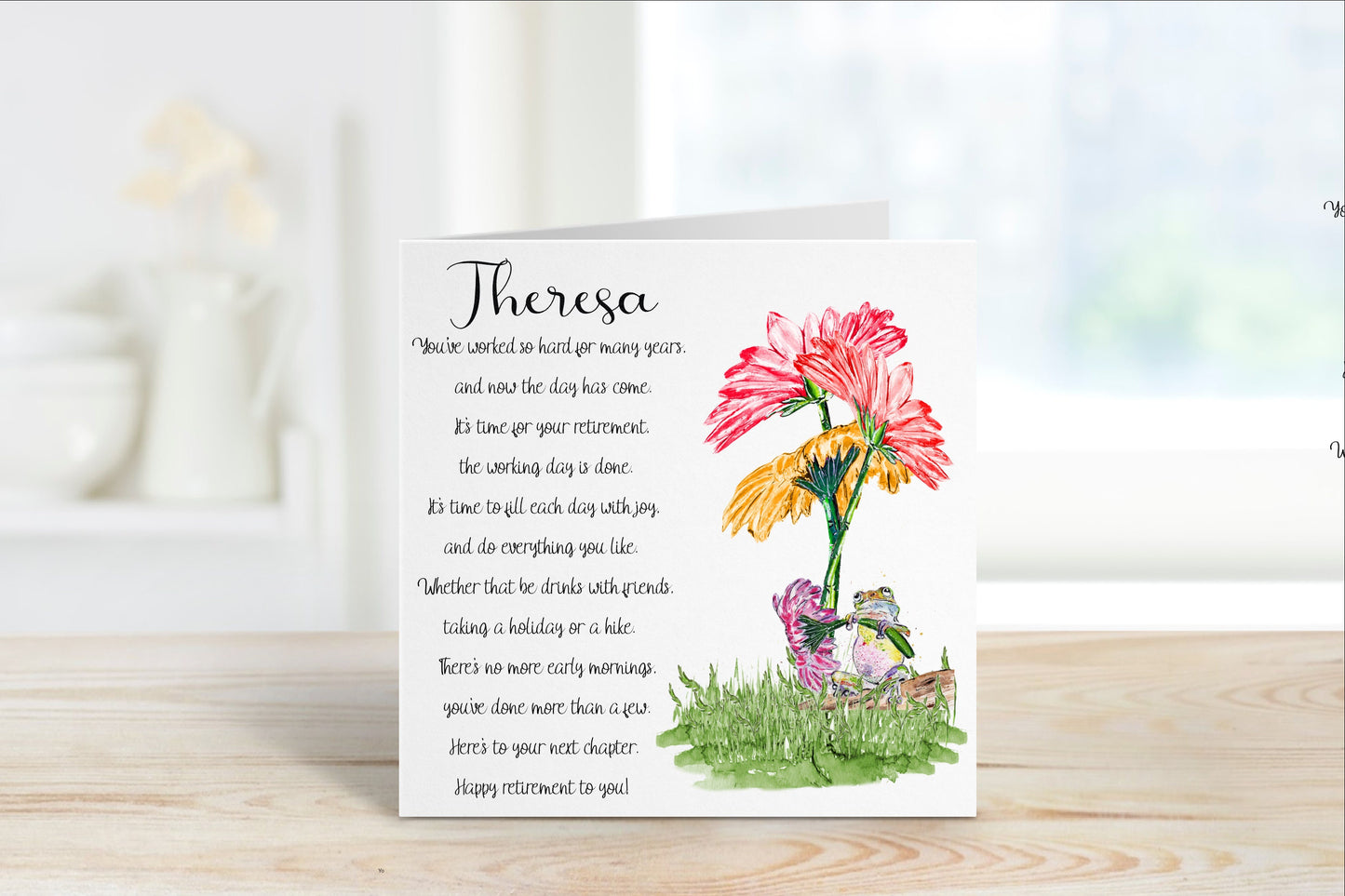 Retirement Card, Personalised Retirement Card For Him, Personalised Retirement Card For Her, Male Retirement Card, Female Retirement Card