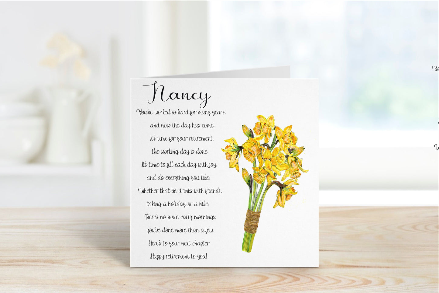 Retirement Card, Personalised Retirement Card For Him, Personalised Retirement Card For Her, Male Retirement Card, Female Retirement Card