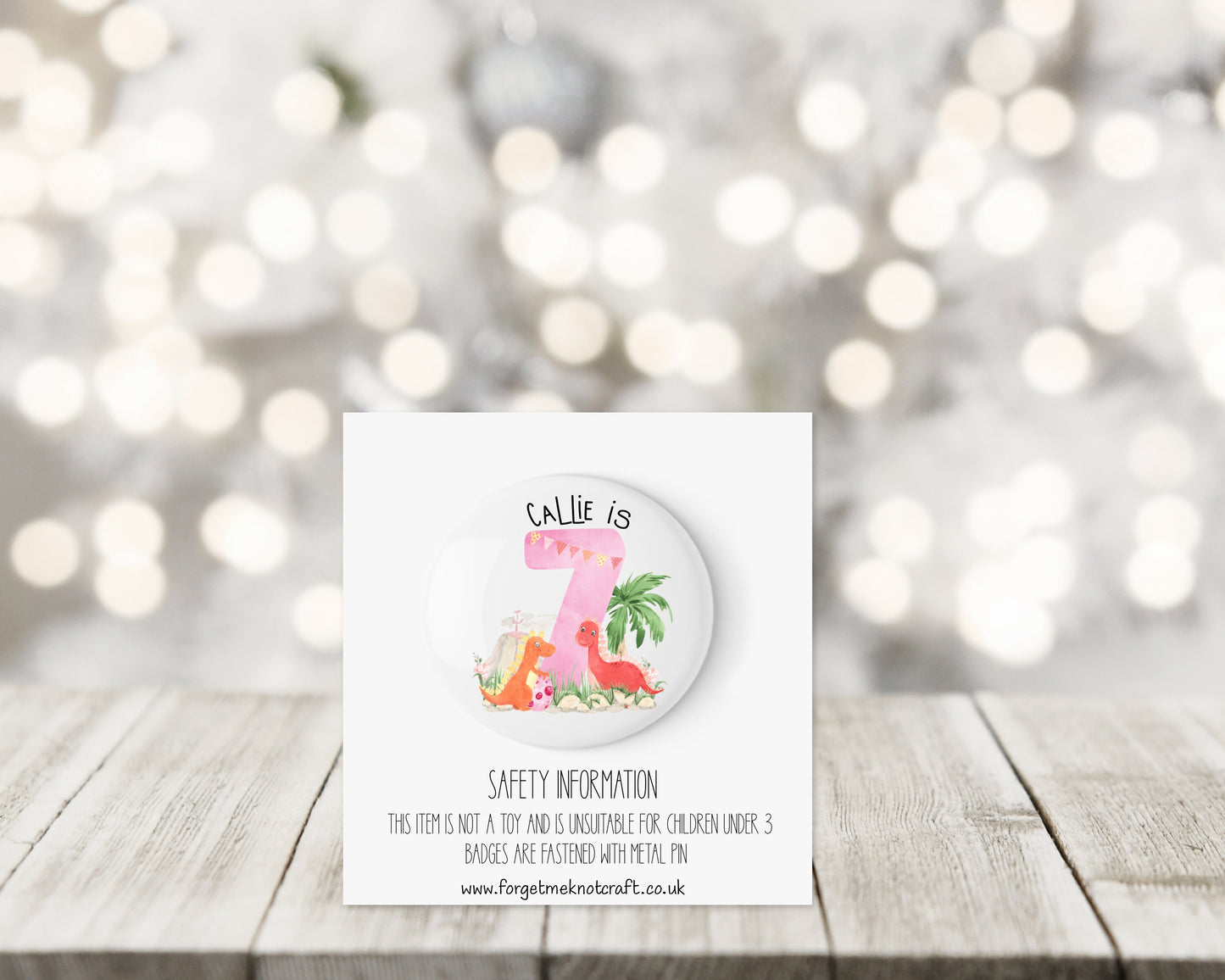 Dino Birthday Badge, Kids Birthday Badge, Birthday Badge For Kids, Any Age Birthday Badge, Rocket Badge, Badge For Boys, Badge For Girls