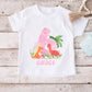 Birthday Dinosaur T-shirt, Personalised Dino T-shirt For Kids, Girls Tshirt, T Shirt For Kids, Kids Personalised Birthday Dino Tshirt