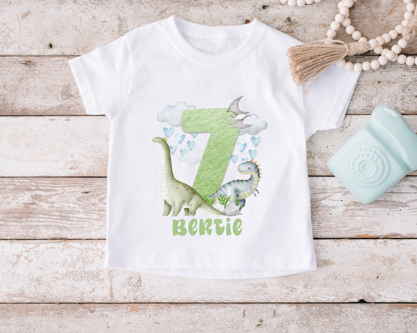Personalised Birthday Dinosaur T-shirt, Personalised Dino T-shirt For Kids, T Shirt For Kids, Personalised Birthday Dino Tshirt