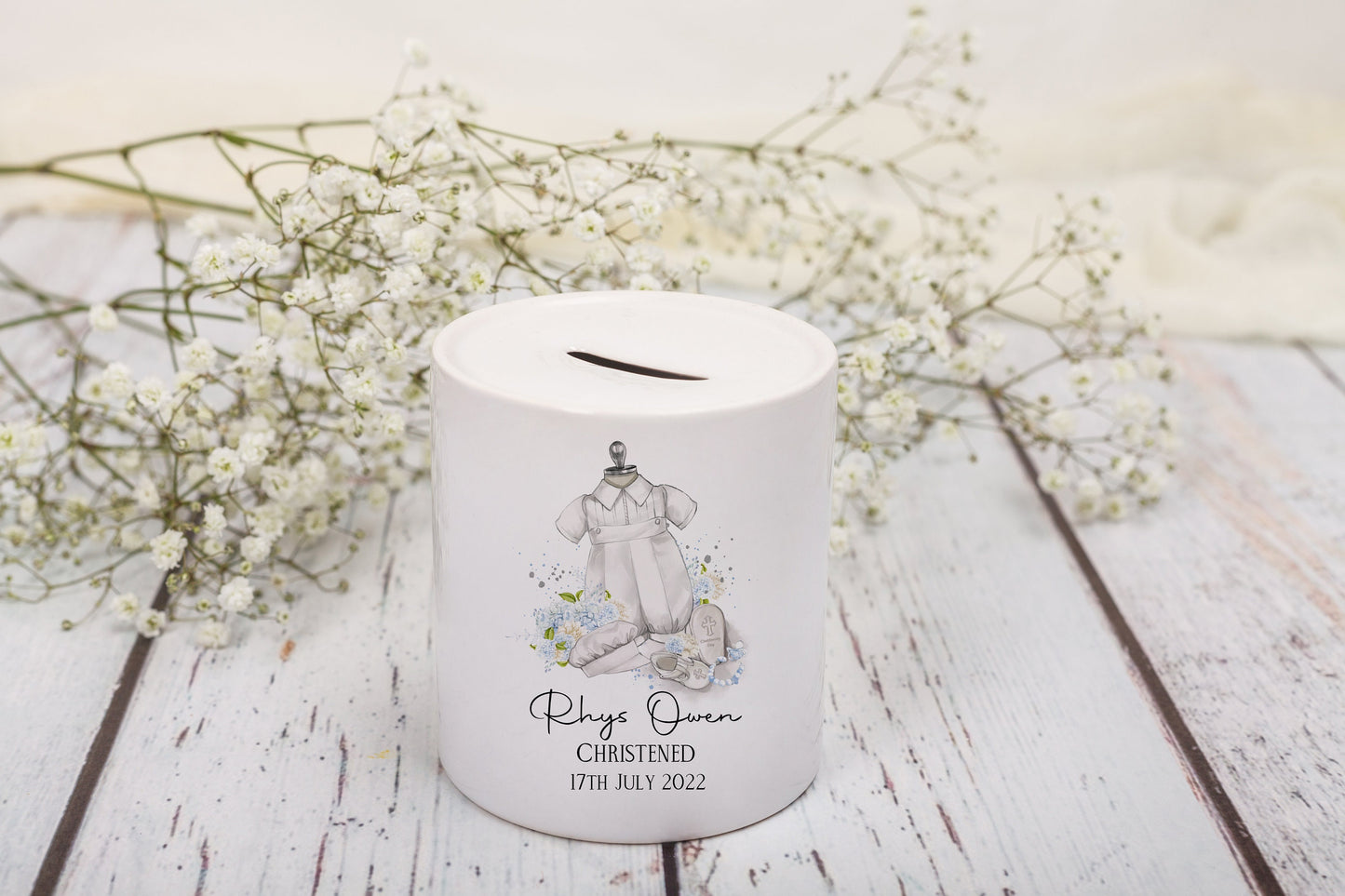 Personalised Christening Card, Christening Card For Boys, Christening Card For Grandson, Christening Card For Son, Christening Gifts