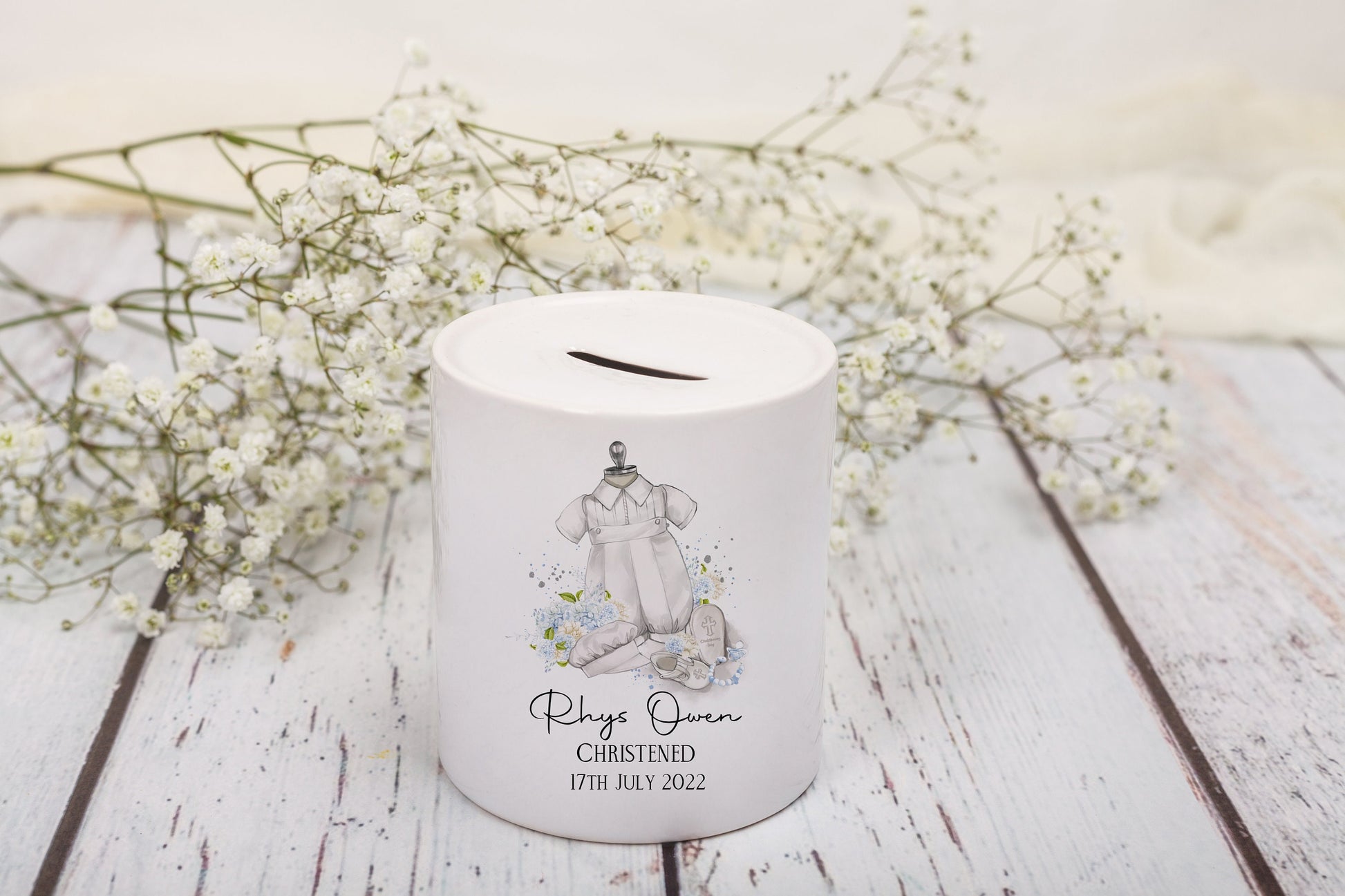 Personalised Christening Card, Christening Card For Boys, Christening Card For Grandson, Christening Card For Son, Christening Gifts