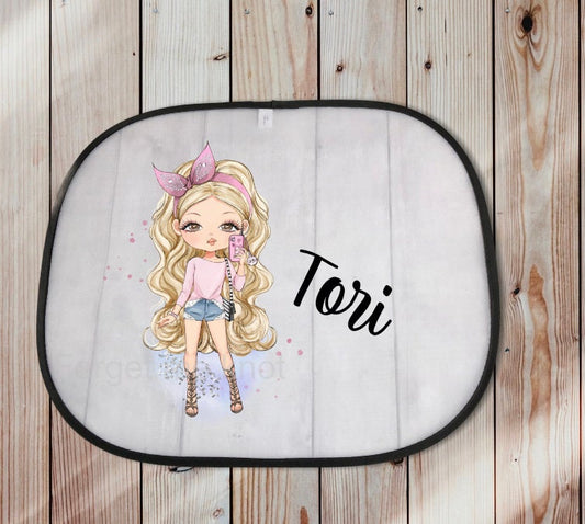 Car Sun Shade, Personalised Car Sun Shade, Baby On Board Sign, Sun Shade For Car