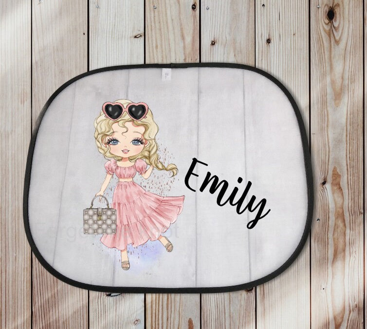 Car Sun Shade, Personalised Car Sun Shade, Baby On Board Sign, Sun Shade For Car