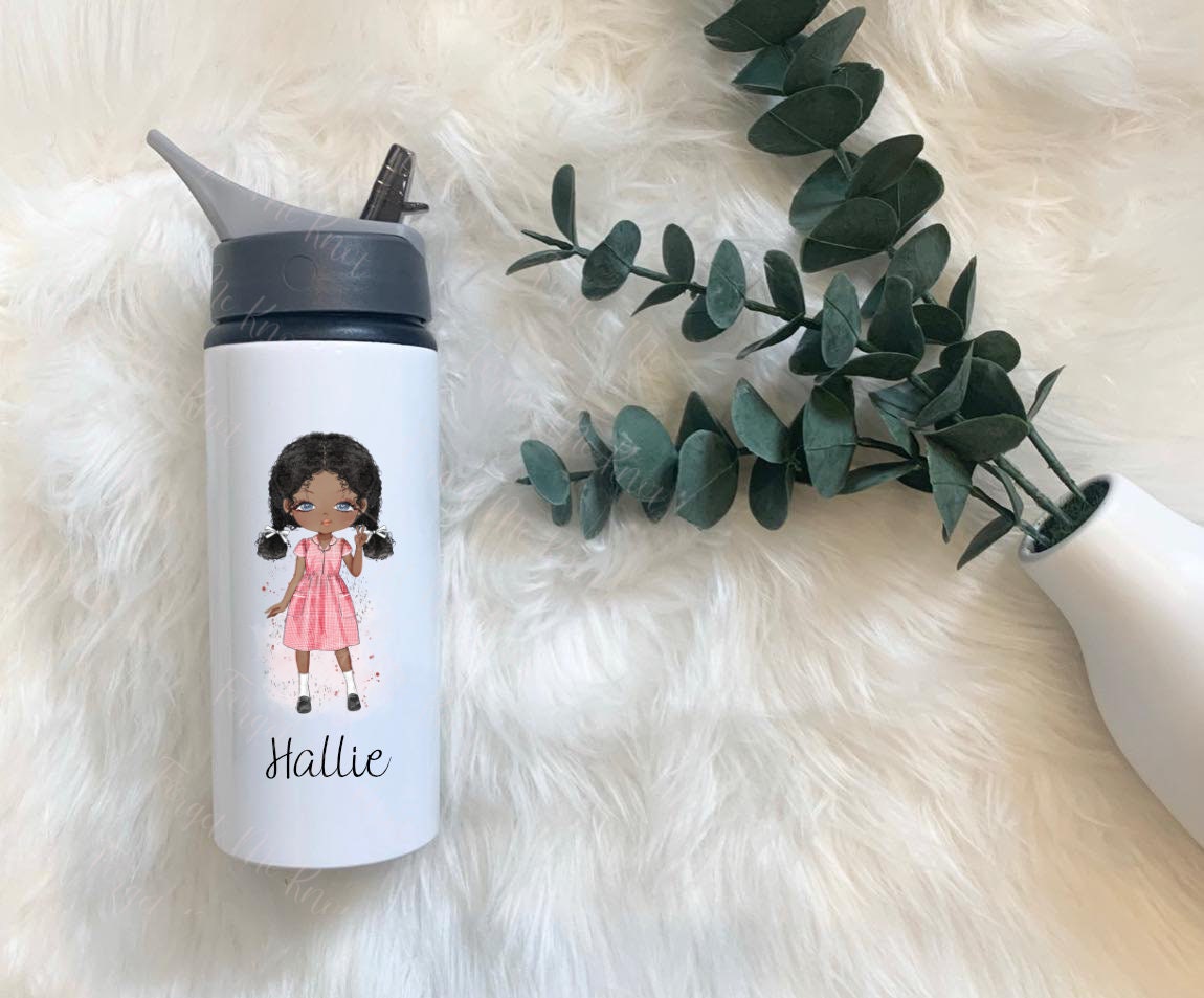 Kids School Water Bottle, Personalised Water Bottle, Water Bottle For Girls, School Drinks Bottle