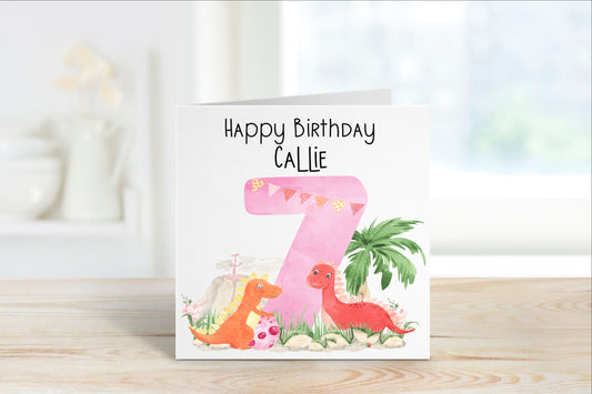 Dino Birthday Card, Kids Birthday Badge, Birthday Badge For Kids, Personalised Birthday Card, Rocket Badge, Badge For Boys, Badge For Girls