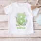 Kids Dinosaur Tshirt, Personalised T-shirt For Kids, Girls Tshirt, T Shirt For Kids, Kids Personalised Birthday Dino Tshirt