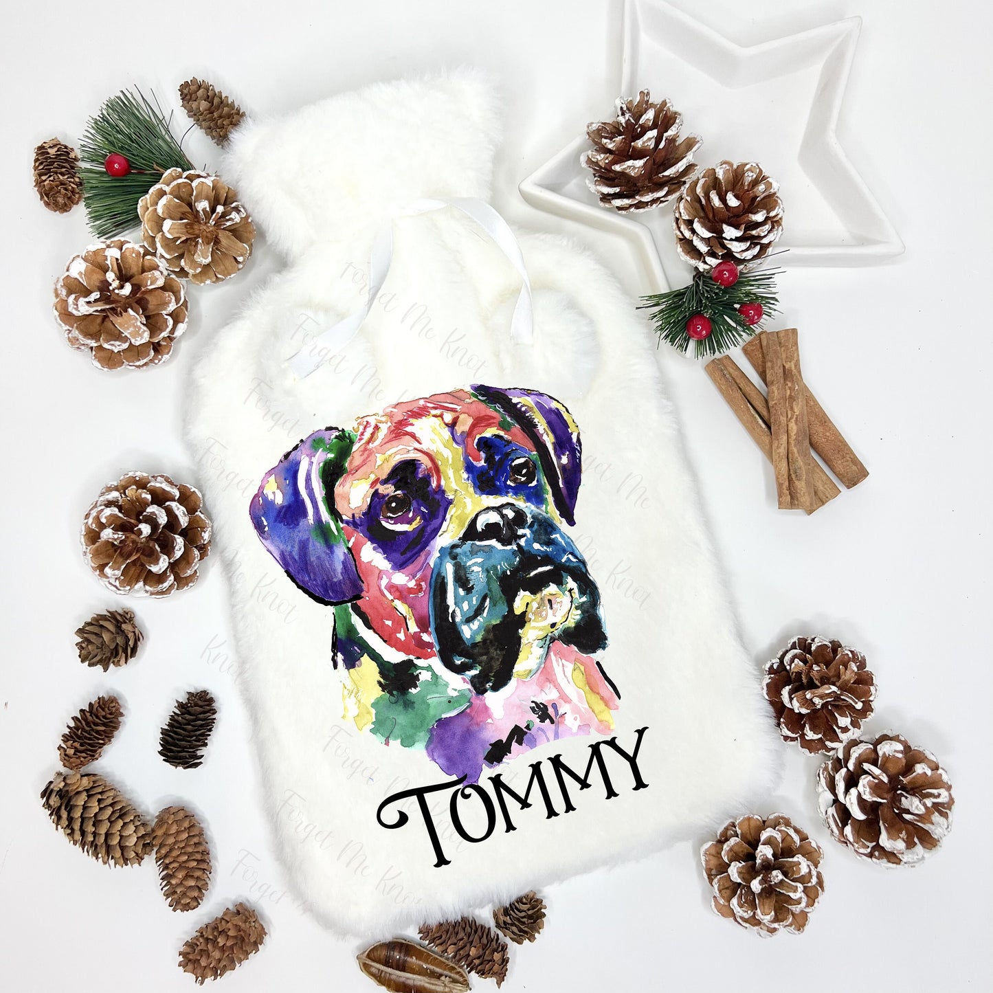 Horse Gift, Hot Water Bottle, Personalised Hot Water Bottle, Animal Hot Water Bottle, Christmas Gift For Granddaughter, Gift For Grandson