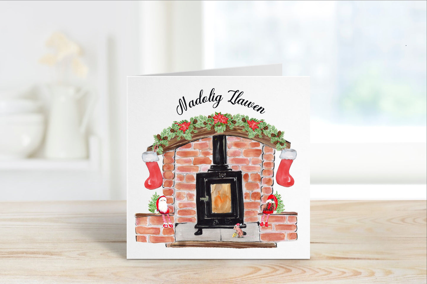 Welsh Christmas Card, Nadolig Llawen, Merry Christmas, Christmas Card Pack, Personalised Christmas Cards, Family Christmas Cards