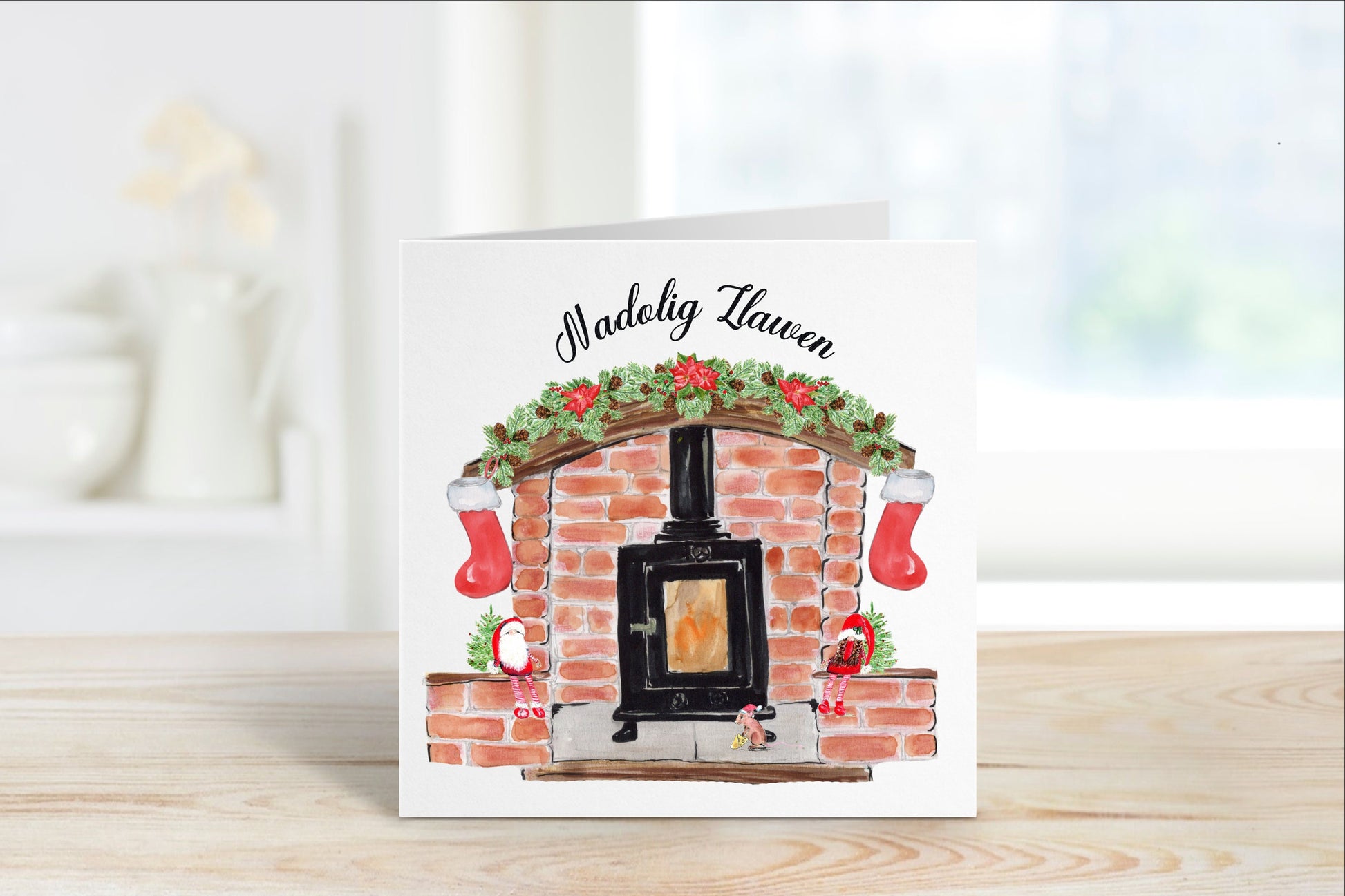 Welsh Christmas Card, Nadolig Llawen, Merry Christmas, Christmas Card Pack, Personalised Christmas Cards, Family Christmas Cards
